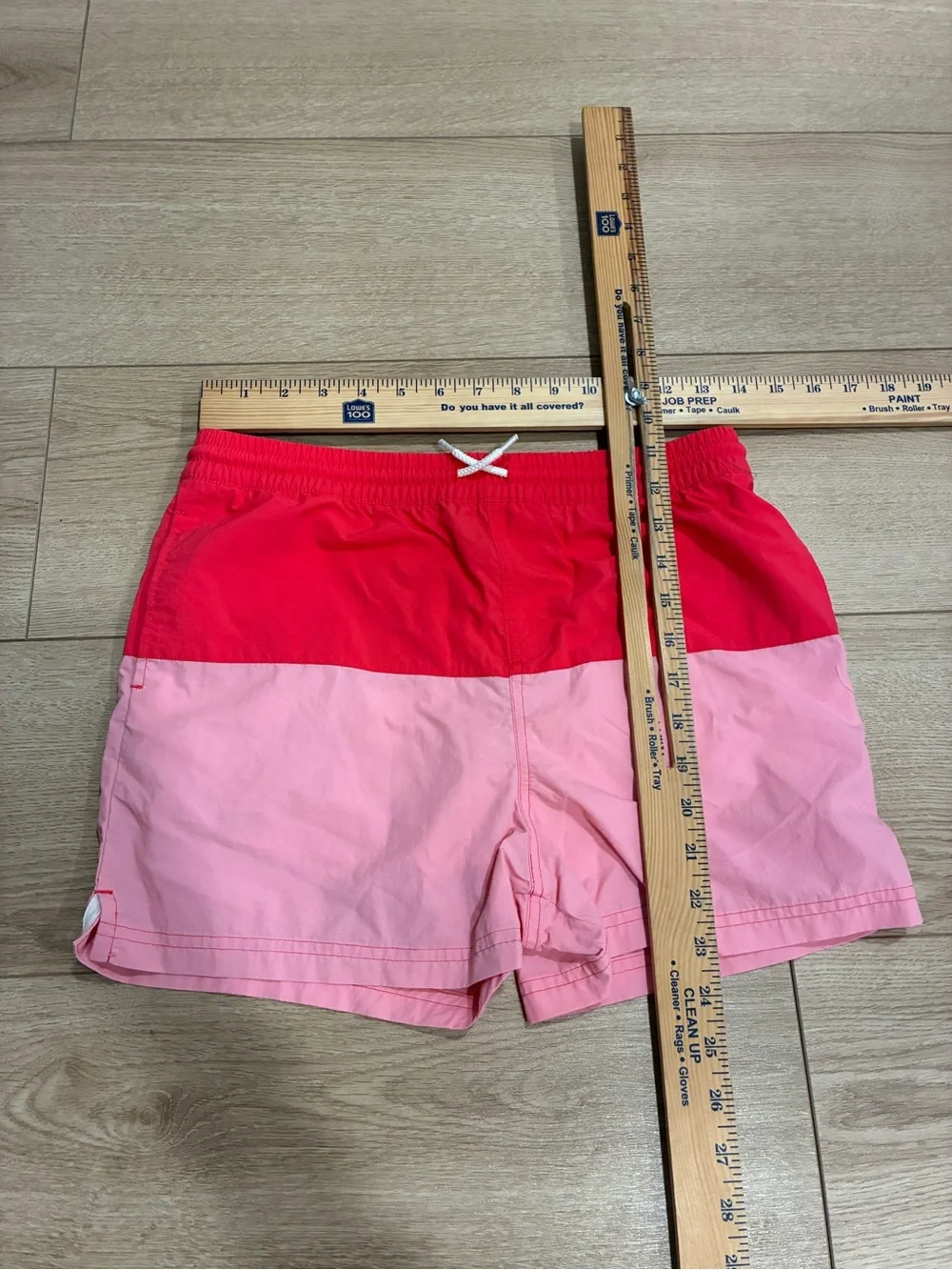 Beaufort Bonnet Co. Boys Tortola Swim Trunks Pink Red Size 14